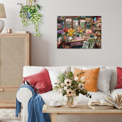 Ravensburger Flower Arranger's Shed 1000 Piece Puzzle for Adults — view 6