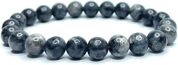 Felicidade Bracelet en Labradorite Foncée – Pierre Naturelle 8MM – Protection, Transformation & Intuition – Bijou Énergétique Unisexe en Lithothérapie pour Femme & Homme, Méditation & Cadeau