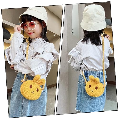 BESPORTBLE Cartoon Cute Rabbit Coin Purse for Boy Girl Durable Single Shoulder Bag with Capacity for Girls Storage for Little Belongings3