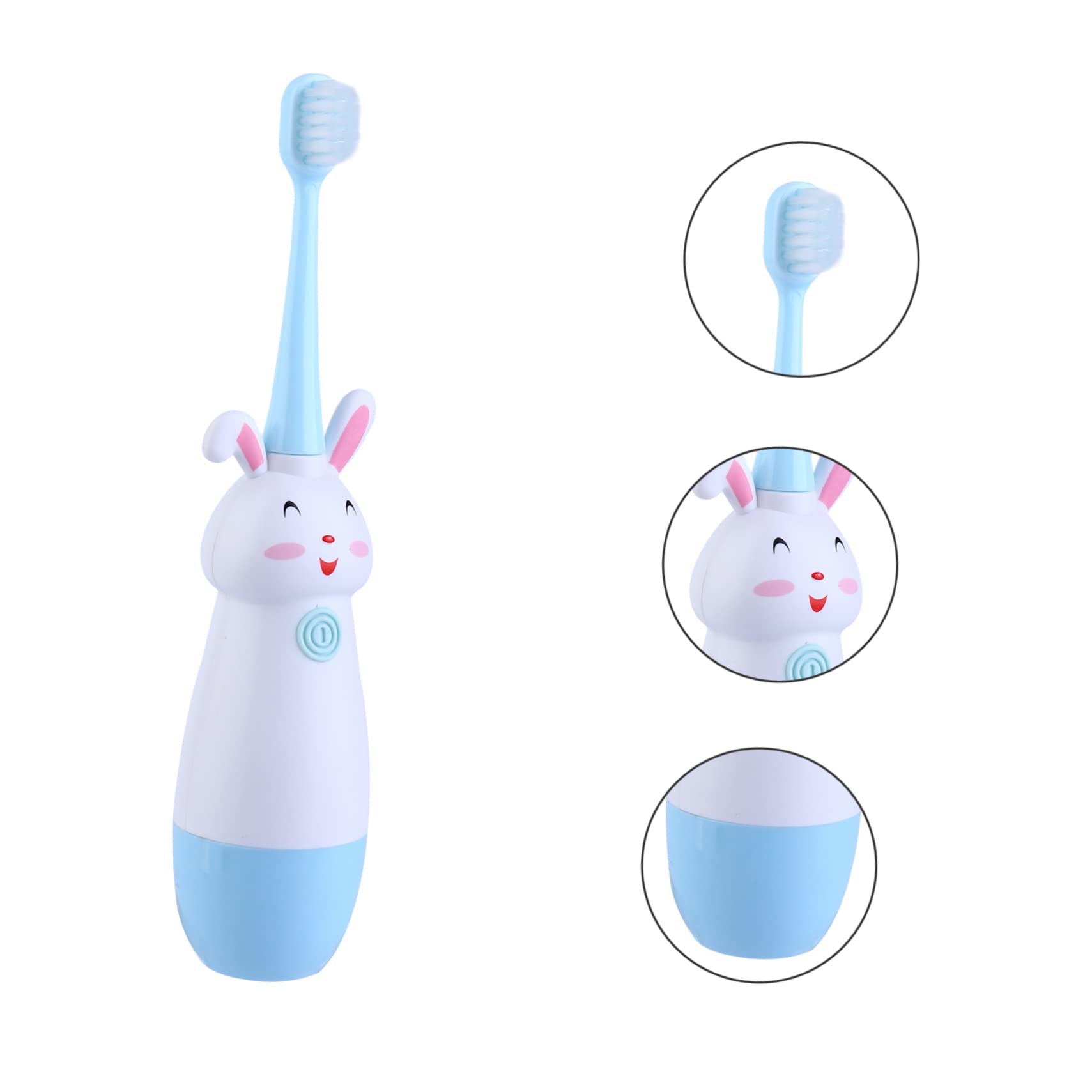 PACKOVE 2sets Spazzolino Elettrico Per Ragazzo Ragazza Con Vibrazione Sonica Design Ergonomico e Setole Morbide Per Igiene Orale Dei Piccoli Facile Da Usare e Sicuro Per Gengive