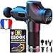 Pistolet de Massage Musculaire Professionnel 2022 Anti-Courbatures | Soulager vos Douleurs | Appareil Masseur Detente & Relaxation | Idée Cadeau Bien-Etre Hommes & Femmes + EBOOK OFFERT !