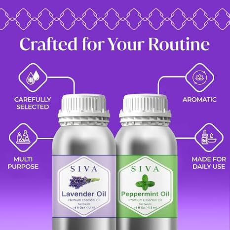 Siva Refreshing Duo Pack, Huge Bottles, Large Size 16 Fl oz (473 ml)