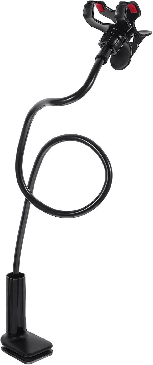 INOOMP Clip Phone Stand Adjustable Desk Holder for Phone and E Reader
