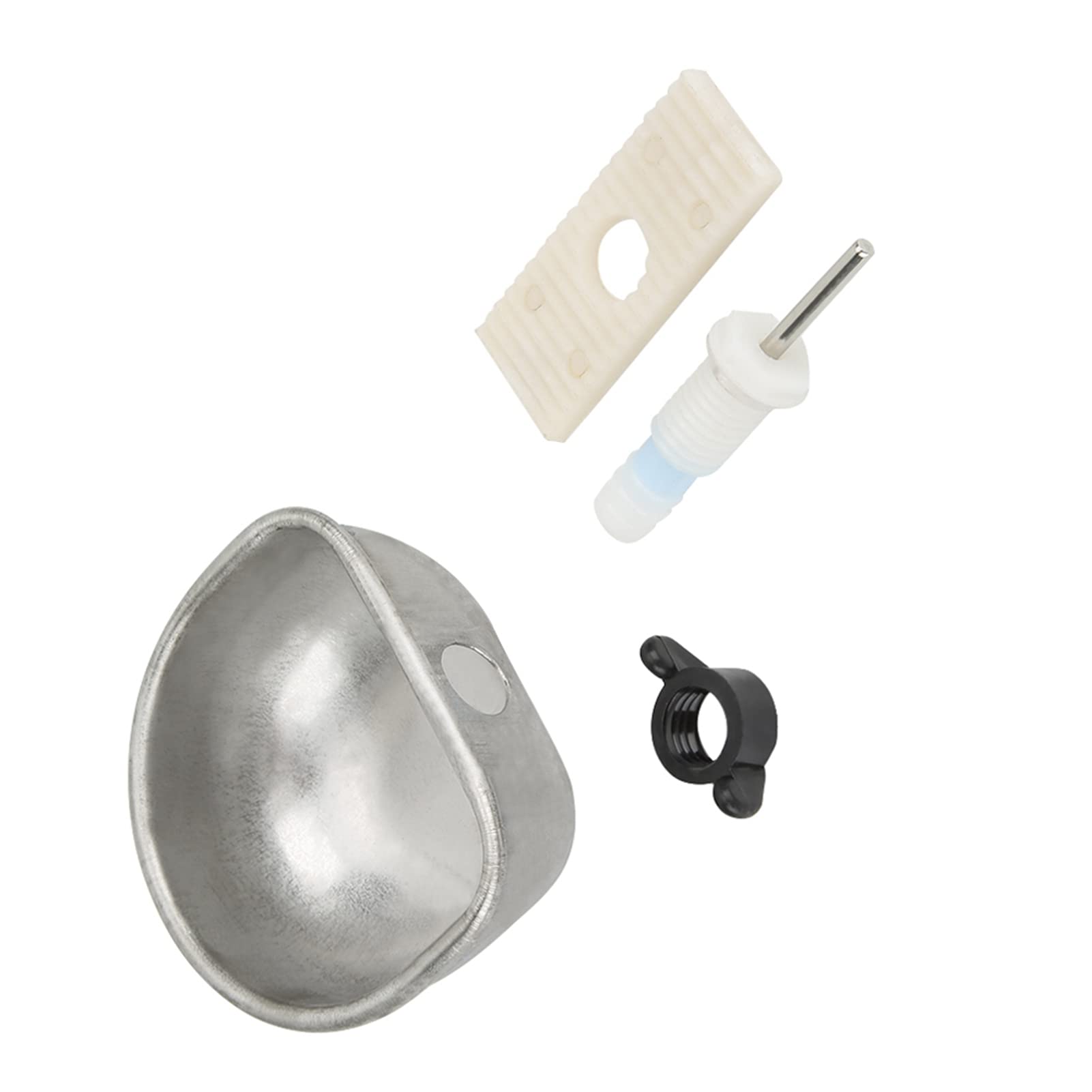 Generic Abbeveratoio per Conigli in Acciaio Inossidabile Ad Alta Resistenza da 10 Pezzi con sensibilità Regolabile per Attrezzature da Allevamento, Resistenza Alla Masticazione, Ideale per Tutte le