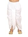 Baba & Baby Boys Pure Cotton White Dhoti (White, 7 Years-8 Years)