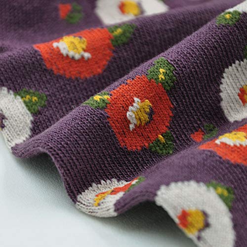 Artfasion Women Flip Flop Socks - Tabi Ankle Sock Colorful Two Toe Finger Running Socks for Womens Girls4