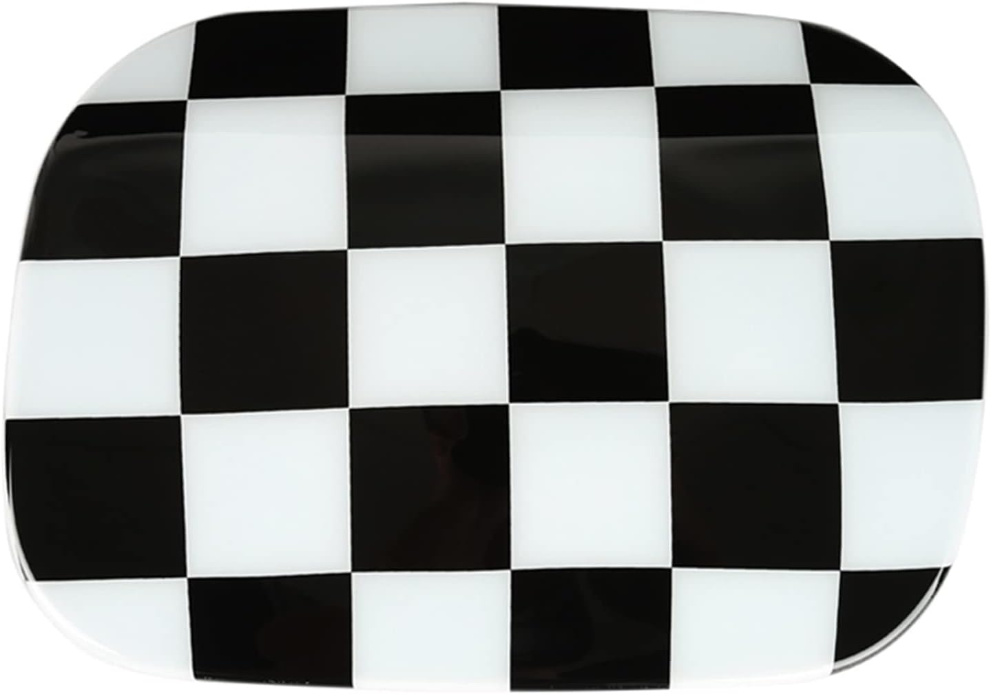 ABS Fuel Tank Gas Cap Cover Trim for Mini Cooper Hardtop Hatchback Covertible Countryman Clubman (Chequer,F60 Countryman)