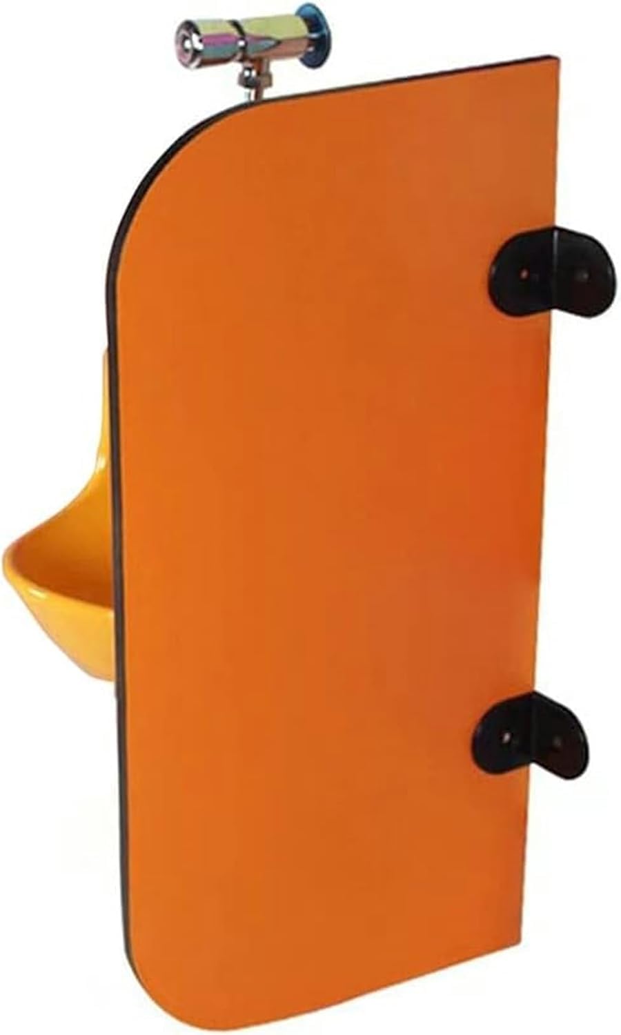 GTHTUHFD Waterproof Urinal Partitionextra Privacy & Protectiontoilet Baffle For Schools Kindergartens Shopping Mallsblue 60X70Cmenhanced Hygiene Solution,Orange-30x60cm