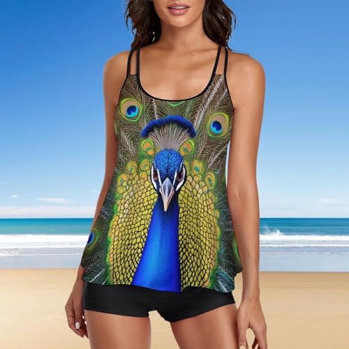 Two Piece Swimsuit for All Women, Backless V Neck Swimwear Monokini Beachwear4