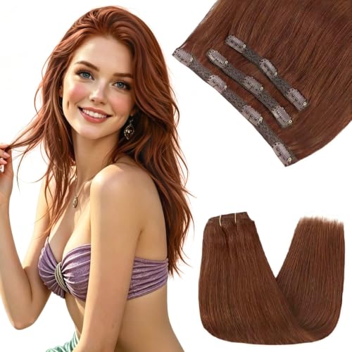 Sunny Hair Clip in Hair Extensions Real Human Hair 14 Inch Remy Hair