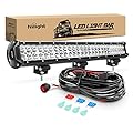 Nilight - ZH405 LED Light Bar 25Inch 162W Spot Flood Combo Led Off Road Lights with Wiring Harness Kit, 2 Years Warranty