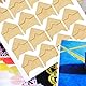 hocadon Fotoecken Selbstklebend Braun, 240 Stk/10 Blatt Fotoecken Aufkleber, Photoecken für DIY Scrapbook Deko, Album, Partydeko(Braun)