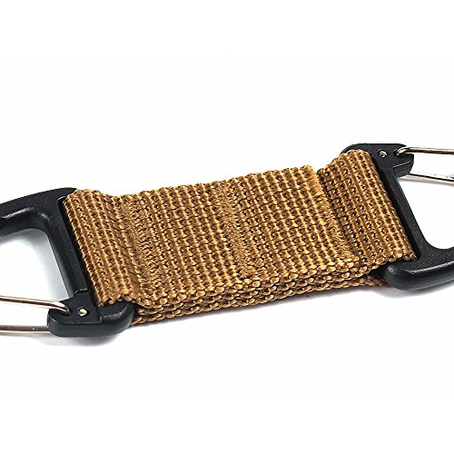 Grampo de gancho, Andoer Presilha para cinto multifuncional Molle Fivela de mosquetão de escalada Ny