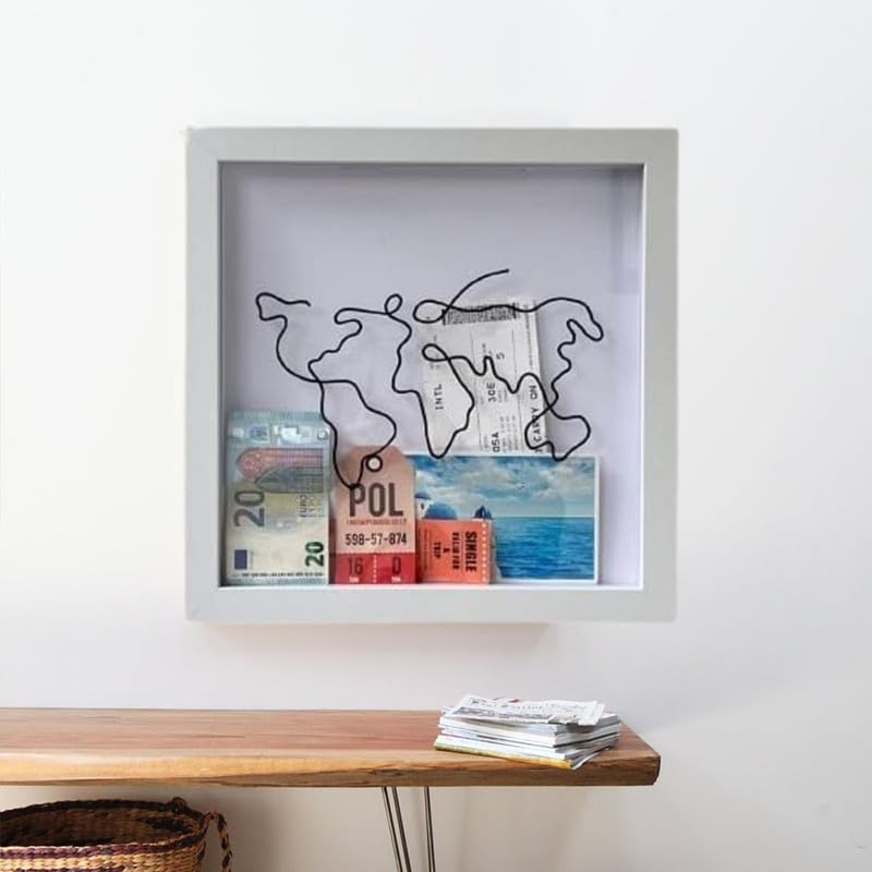 Buy SENOY Adventure Archive Box, 2024 Travel Shadow Box, Ticket