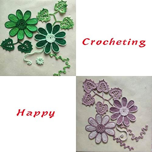 golo Crochet Thread Size 30 Yarn for Tatting Crochet Yarn for Hand Knitting White 5200 - 3