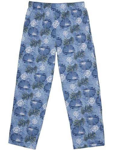 Caribbean Joe Mens' Sailboat Print Pajama Pants2