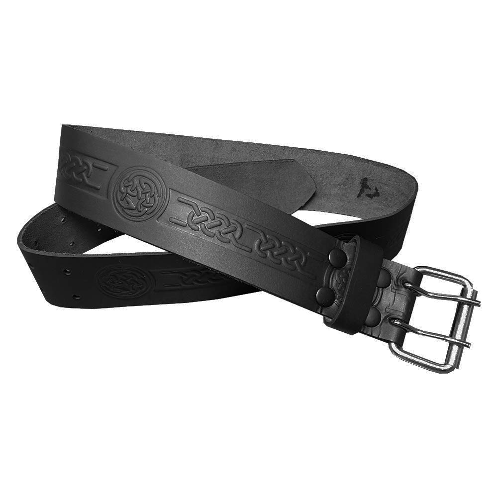 Tartanista Mens Eternity Knot Embossed Utility Kilt Belt XL