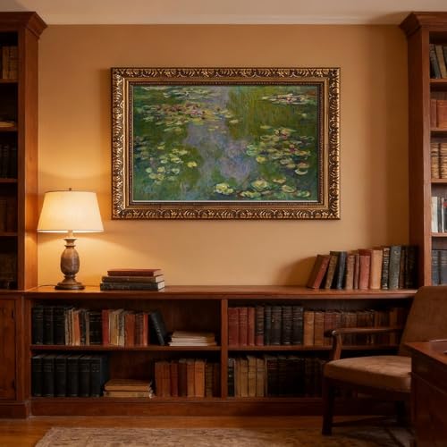 Toile nénuphars Claude Monet pour masquer un mur vide efficacement
