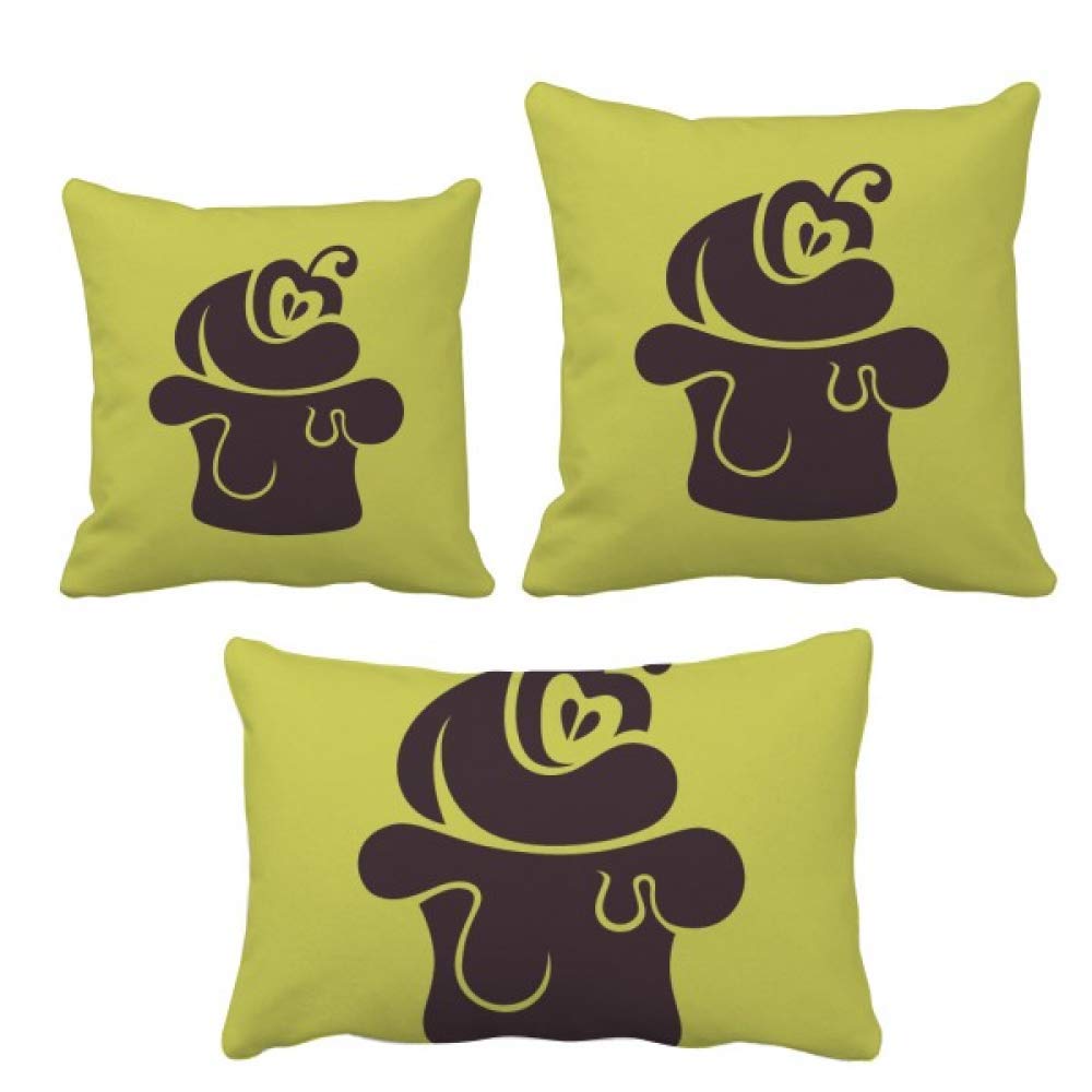 Coussins silhouette glace noire pour sublimer la décoration de votre canapé de salon