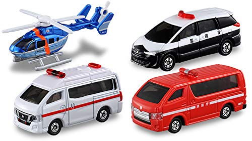 Amazon.co.jp: トミカ ギフト 出動せよ 緊急車両セット 4台入 警察