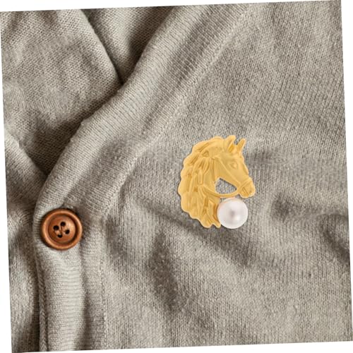 Brooche pour costume avec collier métal pour ajuster et décorer les pulls - 4