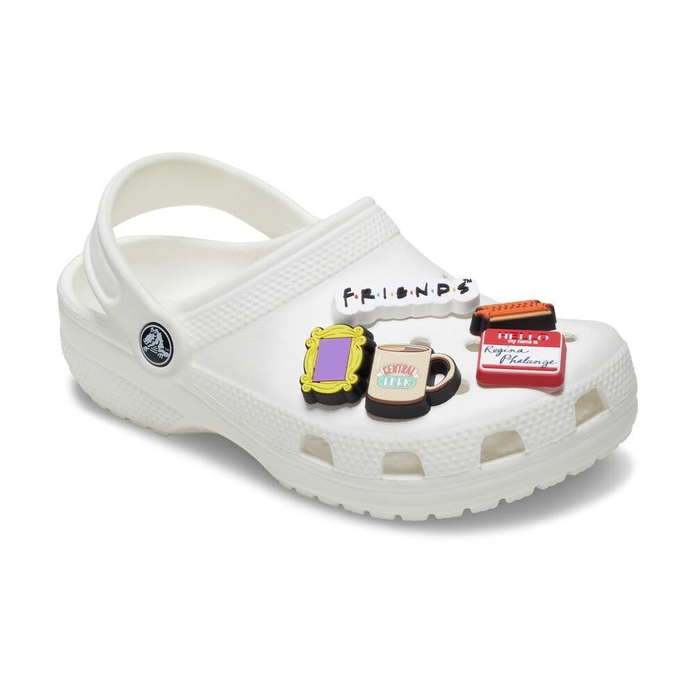 Crocs Jibbitz Lot de 5 breloques unisexes pour chaussures, 5 Pack De, Polychlorure de vinyle