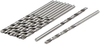 New Lon0167 2.35mm Dia Featured 55mm Length HSS reliable efficacy Straight drill hole Twist Drill Bit Drilling Tool 10pcs(id:81f 62 14 c91)