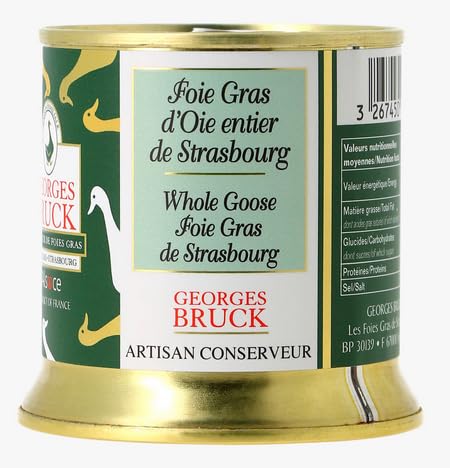 Foie Gras de Ganso Entero Natural GEORGES BRUCK Lata 200 g miniatura 3