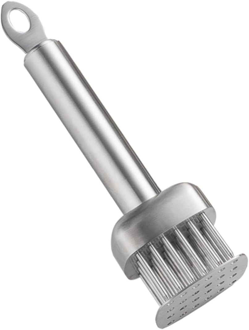 Stainless Steel Meat Tenderizer Hammer Restaurant Press Beef Mallet Comfortable to Hold Kitchen Tool