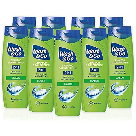 Wash & Go 2 in 1 Classic Shampoo and Conditioner X 9 bottles Cover