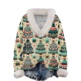 Sudaderas Mujer Navidad Elfo Jersey Navideño Familia Camisa Camisola Natal Talla Grande Sweatshirt Cuello V Polar Navidenos Jumper Ugly Christmas Sweater Sin Capucha Tops Invierno Blusa