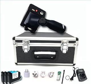 Handheld Printer, 2-12.7mm Handheld Inkjet Printer, Smart Touch Coder, Label Printer USB Import QR/Barcode/Logo Printer for Handheld Inkjet Printer Coding Machine ( Color : 1 printer 4 Ink , Size : 1