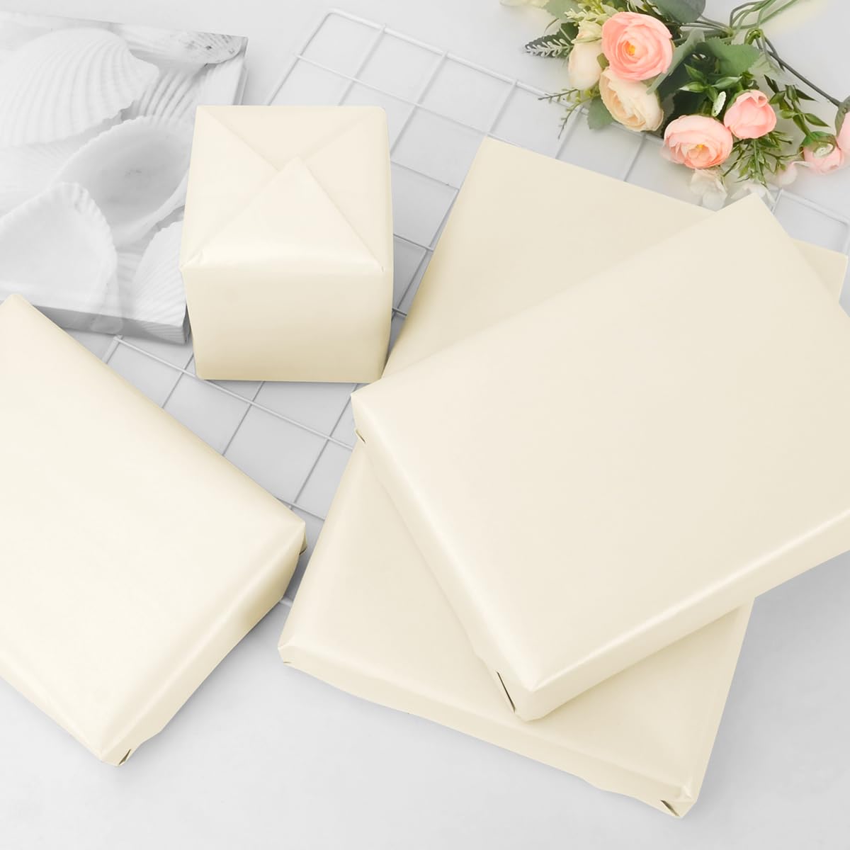 Carta Da Regalo Reversibile - Rotolo Mini 43,2 Cm X 10 M, Design Balene