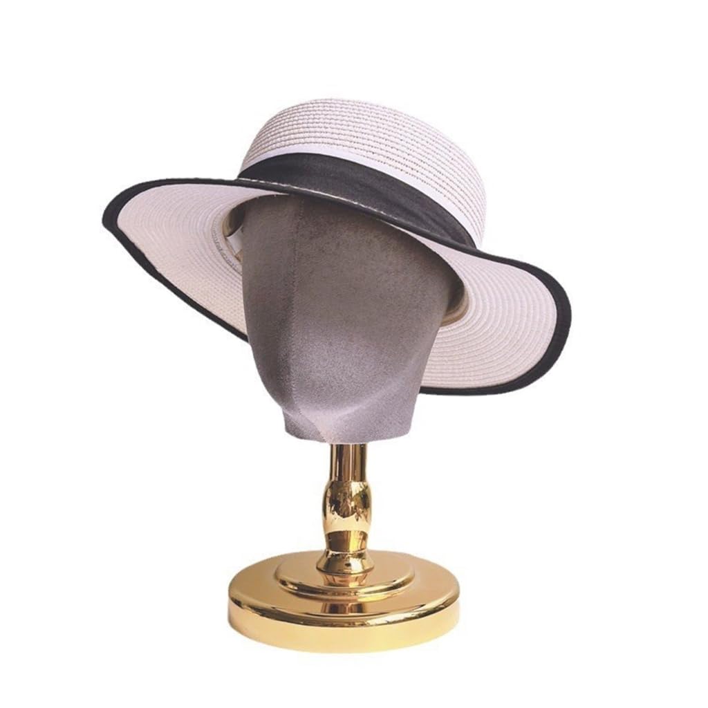 Elegant Cloth Mannequin Head for Wig Showcasing Detachable Holder