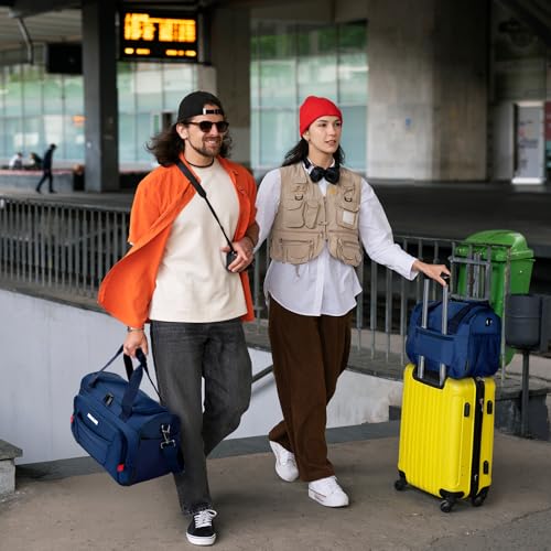 Underseat Carry On luggage Bag Airplanes Personal Item Bag, Weekender Overnight Gym Tote Bag Travel Duffel Bags For Men Women3