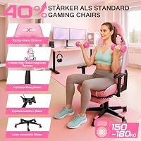 Douxlife Gaming Stuhl Ergonomischer Bürostuhl mit 7 Punkt Massage – Ansicht 4