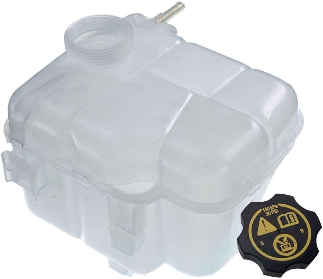 1pc Coolant Overflow Recovery Expansion Reservoir Bottle Front Side Plastic White without Level Sensor with Cap for Orlando for Cruze Limited for Cruze for Verano for Cascada