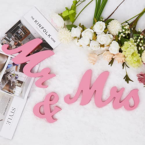 Fashionwu Large MR & MRS Sign Wedding Table...