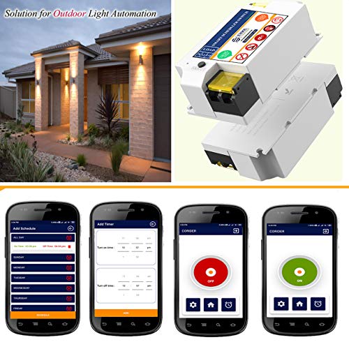 Image of Smart Timer Light Scheduler Switch| Real time Clock with Android App Based Device Schedule Configuration |Without Internet or Wi-Fi Router (ABS)