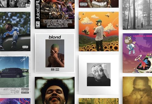 Image of Music Album Cover Wall Collage Kit 50 PCS A6 Posters for Wall | Travis Scott Lana Del Rey Music Posters | Home Decor | Wall Decor Items | Bedroom Decorative Items | Wall Stickers for Home | Room Decor