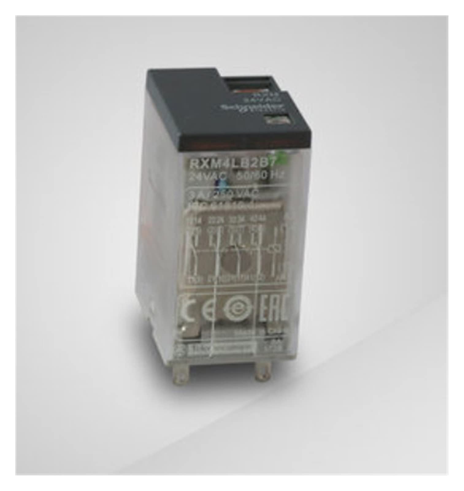 GJZIFGFWQ Plug-in Intermediate Relay RXM4LB2B7 24VAC 3A