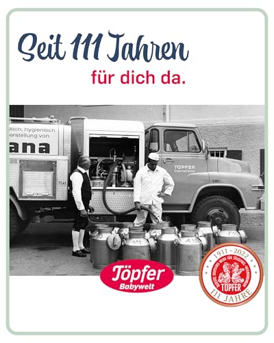 Töpfer Hydrolysierte Anfangsnahrung Pre - 3 x 600g Milchpulver - Babynahrung zum Zufüttern - Mit aufgespaltenem Eiweiß