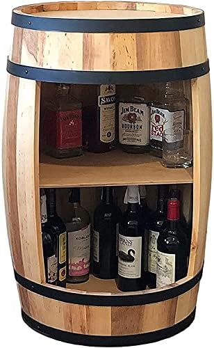 weeco Wooden barrel, Wine Cabinet 81cm, Barrel Wine Rack, New Drinks Cabinet Bar