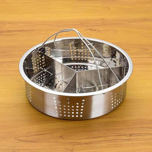 Image of ARTISOUL 3X Stainless Steel Steamer Basket for 5 /6 /8 Qt Instant Pot Vetables Tamale