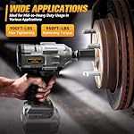 Cordless Impact Wrench 1/2 inch for Dewalt Battery, 900FT-LBS (1200N.m) Brushless Electric Impact Gun Includes LED Work Light, 2100RPM High Torque Impact Driver, Bare Tool Only - Image 5