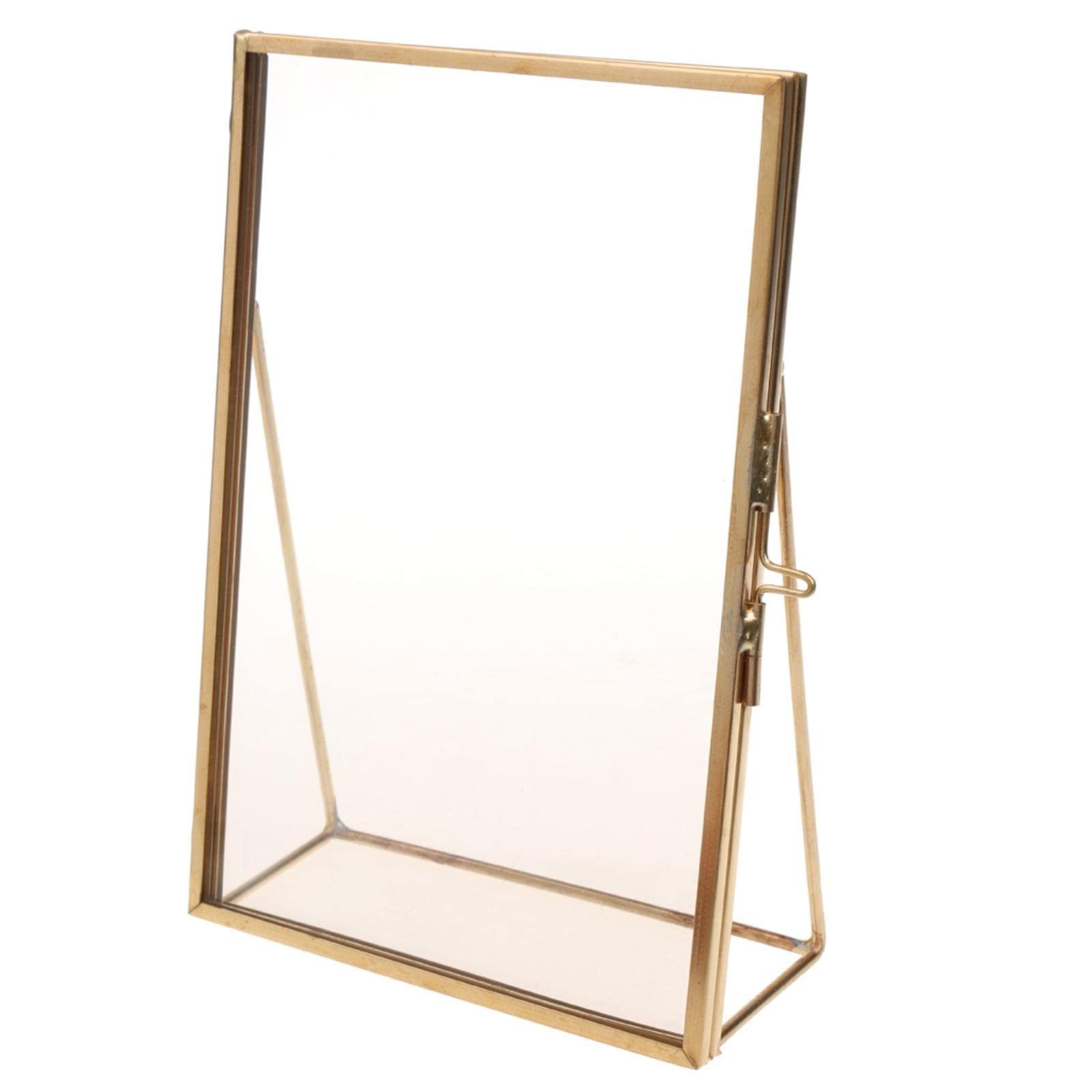 Colcolo 4 Stücke Retro Home Decor Glas Hängen Frei Standbild Foto Rahmen