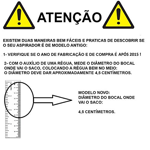 9 Saco Descartável para Aspirador de Pó Electrolux GT3000 / GT30N Novo