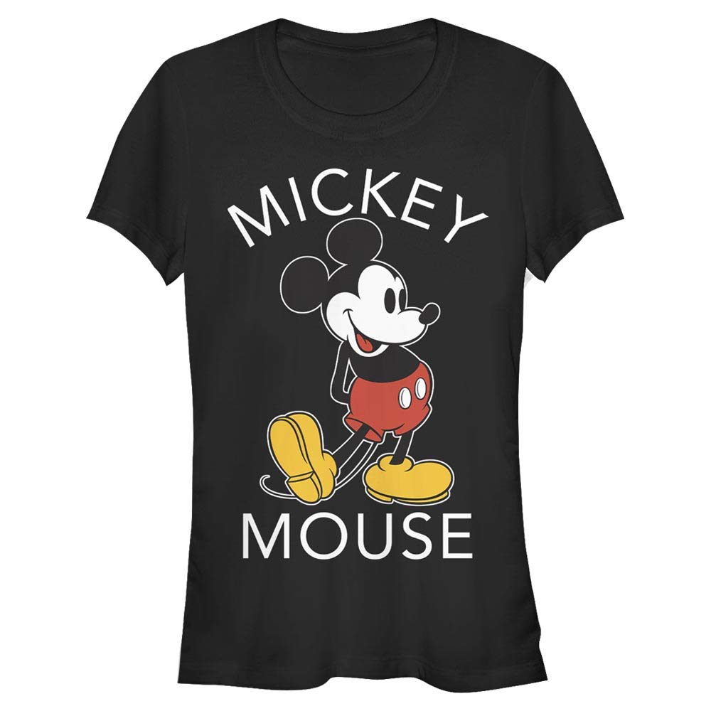 Klasik Mickey Bisiklet Yaka Tişört Kadın