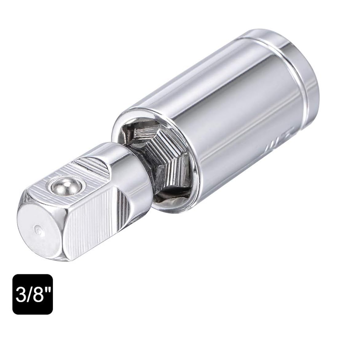 TA-VIGOR 3/8 Inch Drive Universal Joint Swivel Socket, Cr-V Steel Deep Socket Adapter with 360° Swivel Connection - Image 4