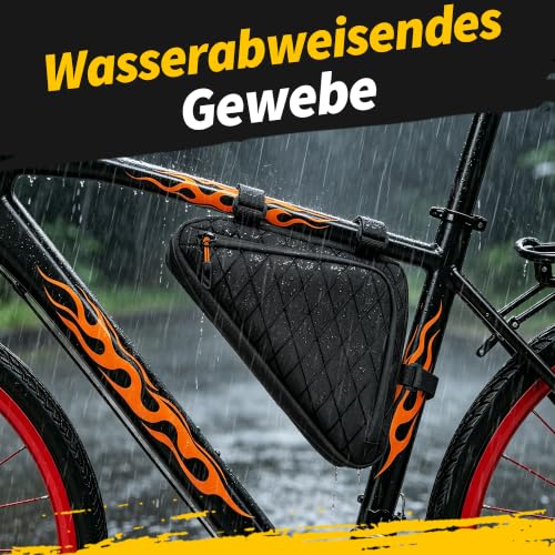 Bike Frame Bag 900D Oxford Black